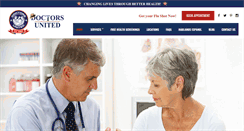 Desktop Screenshot of doctorsunitedinc.com